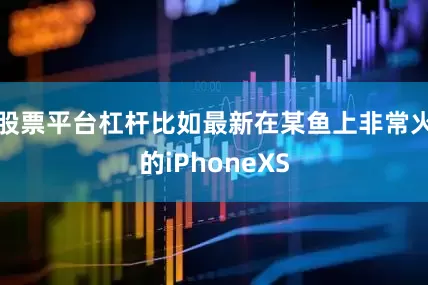股票平台杠杆比如最新在某鱼上非常火的iPhoneXS